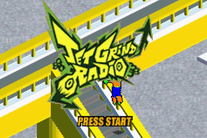Jet Grind Radio  Title Screen